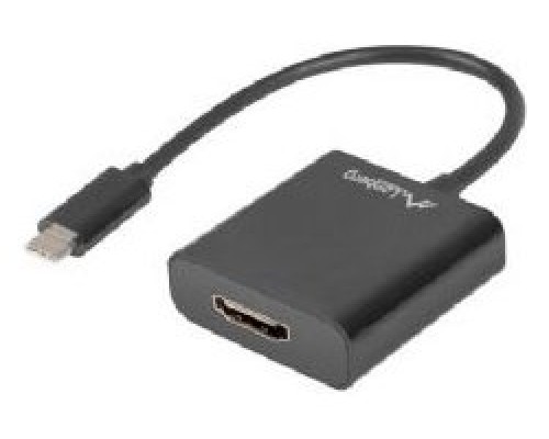 ADAPTADOR USB LANBERG USB-C M 3.1 A HDMI H 15CM DISPLAYPORT ALT MODE NEGRO