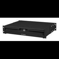 CAJON PARA RACK 19" 2U 483X360MM HASTA 90KG NEGRO CIERRE FRONTAL CAJON PARA RACK 19" 2U 483X360MM HASTA 90KG NEGRO CIERRE FRONTAL