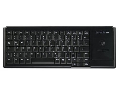 Cherry Active Key Teclado con trackball USB Negro