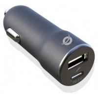 Cargador De Coche Conceptronic Althea03b Usb-c + Usb A