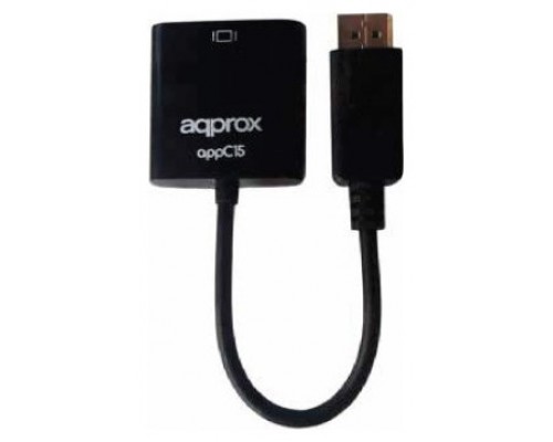 ADAPTADOR DISPLAYPORT A VGA APPROX (Espera 4 dias)