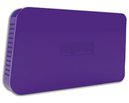 CAJA EXTERNA USB 2.5"" SATA MORADO APPROX (Espera 4 dias)