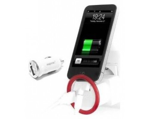 CARGADOR USB PARED + COCHE APPROX 8PUNTAS 2.1A (Espera 4 dias)