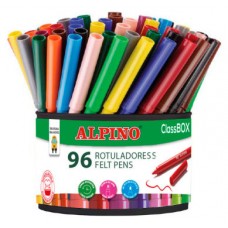 Alpino Economy pack bote 96 rotuladores de colores (Espera 4 dias)