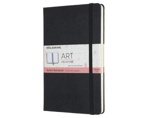 LIBRETA DE ARTE BULLET L (13X21CM) NEGRA MOLESKINE ARTBULNT3 (Espera 4 dias)