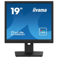 MONITOR IIYAMA 19" B1980D-B5, 1280 x 1024, 60HZ, 5 MS, VGA, DVI, REG ALT, GIRO, INCL, PIVOT (Espera 4 dias)