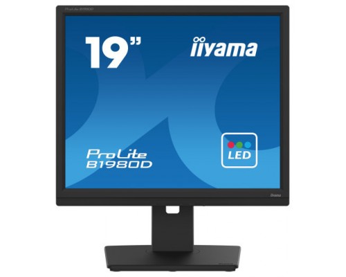 MONITOR IIYAMA 19" B1980D-B5, 1280 x 1024, 60HZ, 5 MS, VGA, DVI, REG ALT, GIRO, INCL, PIVOT (Espera 4 dias)