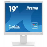 iiyama ProLite B1980D-W5 pantalla para PC 48,3 cm (19") 1280 x 1024 Pixeles SXGA LCD Blanco (Espera 4 dias)