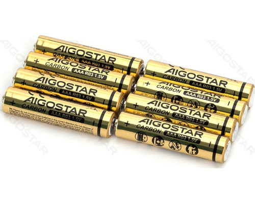 PILA DE CARBONO-ZINC R03 (AAA) 1.5V 8 UDS AIGOSTAR (Espera 4 dias) PILA DE CARBONO-ZINC R03 (AAA) 1.5V 8 UDS AIGOSTAR (Espera 4 dias)