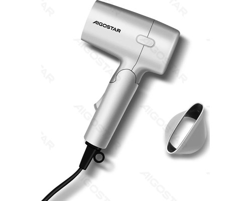 SECADOR DE PELO PLEGABLE DE VIAJE 1200W PLATA AIGOSTAR (Espera 4 dias) SECADOR DE PELO PLEGABLE DE VIAJE 1200W PLATA AIGOSTAR (Espera 4 dias)