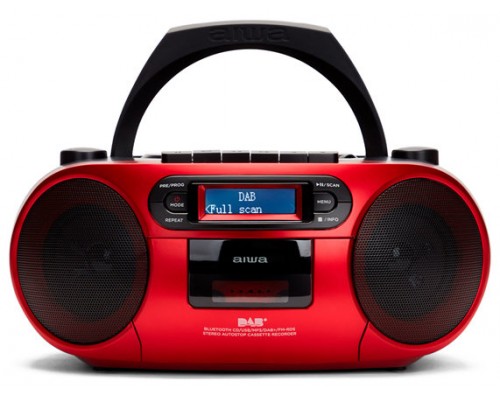 Radio Cd Bluetooth Portable Aiwa Boombox Bbtc-660dab