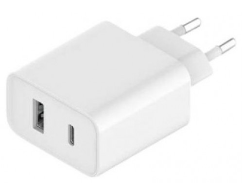 CARGADOR Mi 33W 1xUSB-A/1xUSB TYPE-C BLANCO XIAOMI (Espera 4 dias)