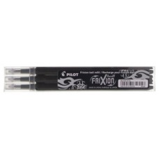 PACK 3 RECAMBIOS FRIXION NEGRO PILOT BLS-FR7-B-S3 (Espera 4 dias)