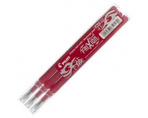 PACK 3 RECAMBIOS FRIXION ROJO PILOT BLS-FR7-R-S3 (Espera 4 dias)