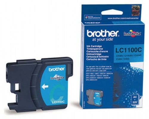 TINTA BROTHER LC-1100C CIAN 400PAG (Espera 4 dias)