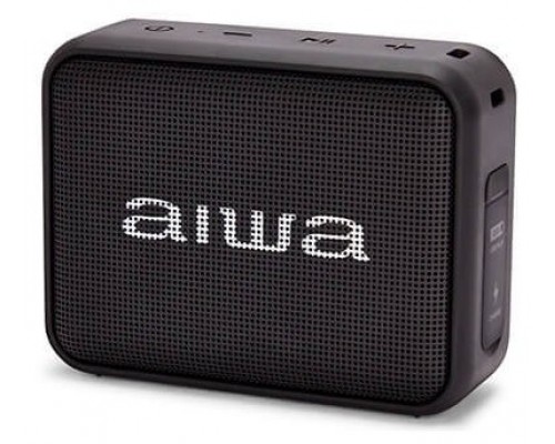 Altavoz Bluetooth Portable Aiwa Bs-200 Black Bt 5.0