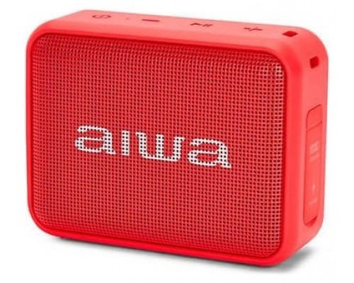 Altavoz Bluetooth Portable Aiwa Bs-200 Red Bt 5.0 Tws