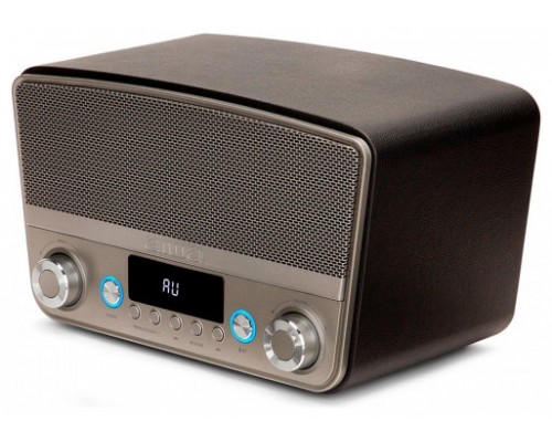 Radio Vintage Con Altavoz Aiwa Bstu-750bk Bluetooth