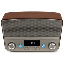 Radio Vintage Con Altavoz Aiwa Bstu-750br Bluetooth