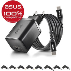 NGS PACK CARGA USBC 65W+CABL 1,5M+5 CLAVIJ ASUS NGS PACK CARGA USBC 65W+CABL 1,5M+5 CLAVIJ ASUS