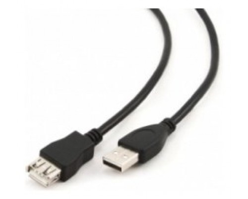 CABLE USB 3GO USB2.0 A/M - USB2.0 A/H 2,0M NEGRO (Espera 4 dias)