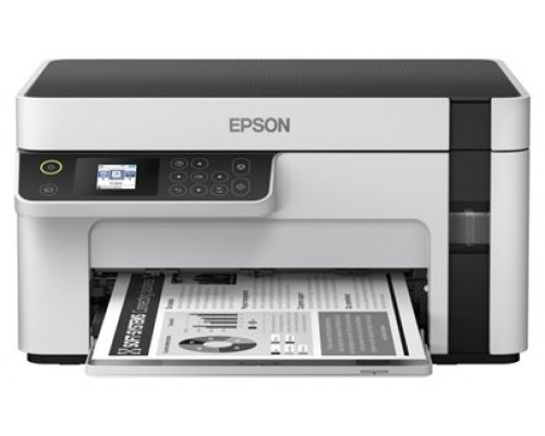 IMPRESORA EPSON MULTIFUNCION ECOTANK ET-M2120 INYECCION MONOCROMO BLANCA