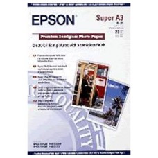 Epson Papel Fotografico Semibrillo (Premium SemiGlossy Photo) A3+, 20 Hojas - 250g.