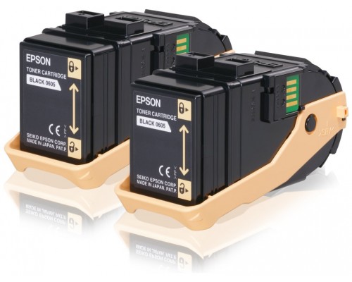 Epson Aculaser C9300 Toner Negro (Pack 2)