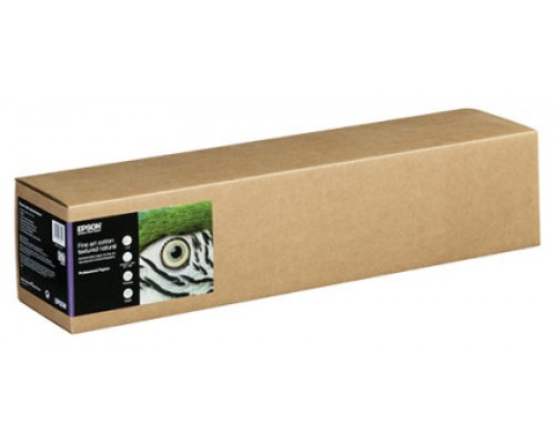 EPSON papel Fine Art Cotton Textured Natural 24 x 15m