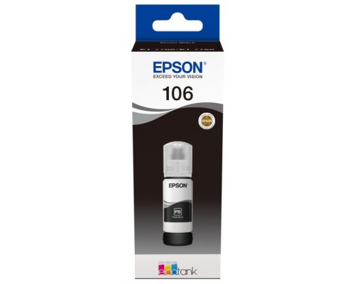 Epson Botella Tinta Ecotank 106 Negro