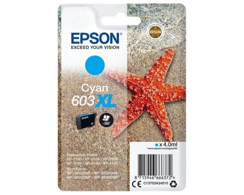 EPSON cartucho 603XL cian - Estrella de mar