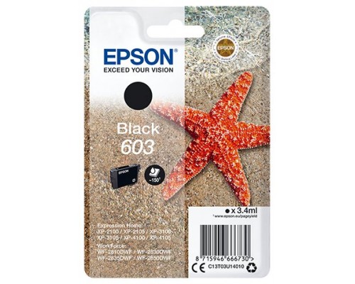 Epson Singlepack Black 603 Ink (Espera 4 dias)