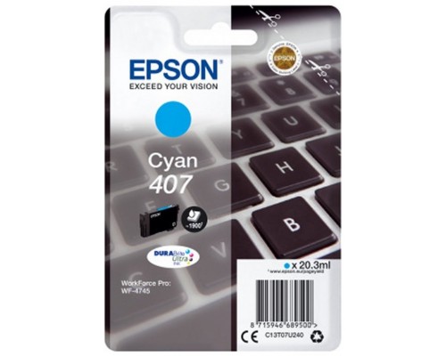 EPSON Ink Cartridge L Cyan 1,9k 407 teclado