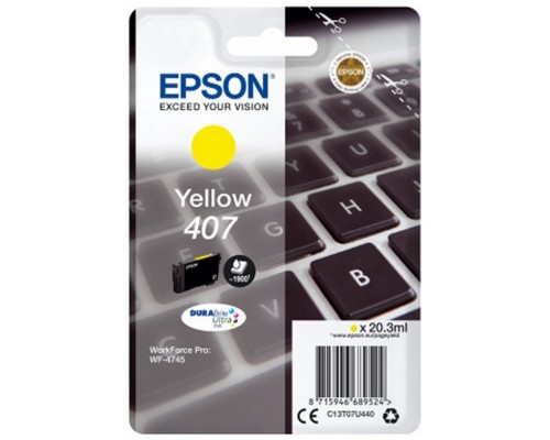 EPSON Ink Cartridge L Yellow 1,9k 407 teclado