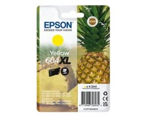 TINTA EPSON 604XL ORI AMARILLO C13T10H44010