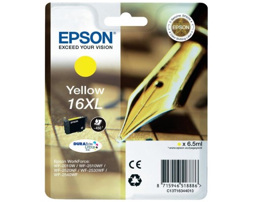 Epson Cartucho T1634XL Amarillo