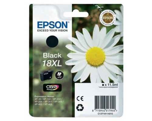 TINTA EPSON C13T18114012 Nº 18XL NEGRO (Espera 4 dias)