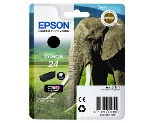 Epson Claria Photo HD Ink Cartucho Negro 24 Expression Photo XP-950