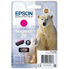 Epson Claria Premium Cartucho Magenta 26 (Blister + Alarma acustico/Radiofrecuencia)