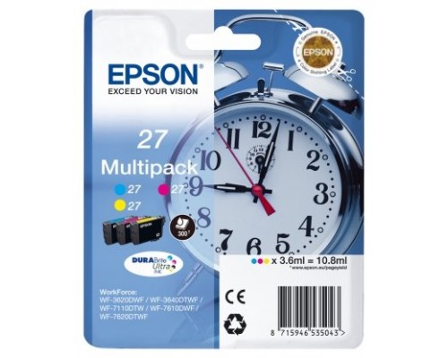 Epson WorkForce WF-3000 y WF-7000 Multipack nº27 (etiqueta RF)