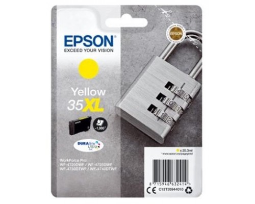 EPSON Singlepack Yellow 35XL DURABrite Ultra Ink