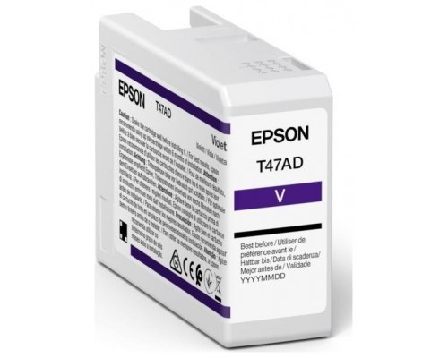 EPSON  Singlepack Violet T47AD UltraChrome Pro 10 ink 50ml SC-P900