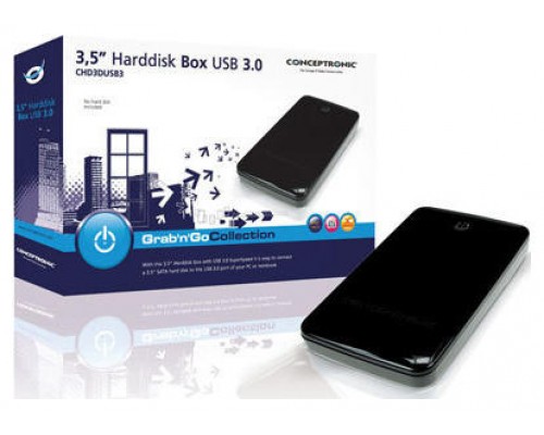 CAJA EXTERNA 3.5" USB 3.0 CONCEPTRONIC SATA HD