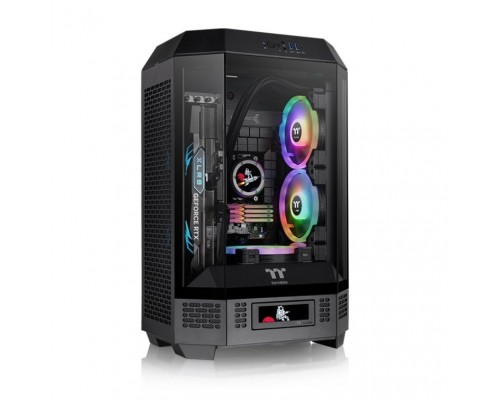 CAJA THERMALTAKE THE TOWER T300  ATX 2XUSB 3.0 SIN FUENTE NEGRO