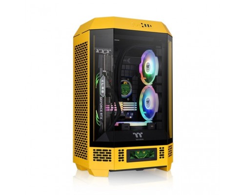 CAJA THERMALTAKE THE TOWER 300 MINI-ITX 2XUSBA 3.2 SIN FUENTE BUMBLEEBEE