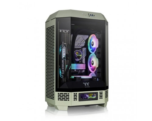CAJA THERMALTAKE THE TOWER T300 ATX 2XUSB 3.0 SIN FUENTE MATCHA VERDE