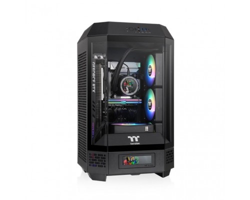 CAJA THERMALTAKE MINI-ITX TOWER 250 2XVENT 120MM SN FUENTE NEGRO