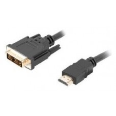 CABLE HDMI LANBERG MACHO/DVI-D 18+1 MACHO SINGLE LINK 1.8M NEGRO