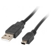 CABLE USB LANBERG 2.0 MACHO/MINI USB MACHO 1.8M NEGRO