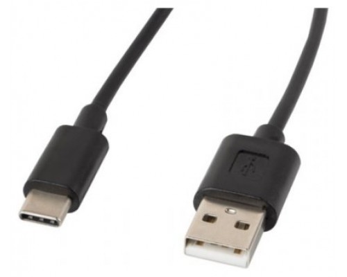 CABLE USB LANBERG 2.0 MACHO/USB C MACHO 1M NEGRO